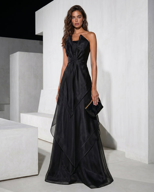 NOIR ARCHITECTURAL ORGANZA GOWN