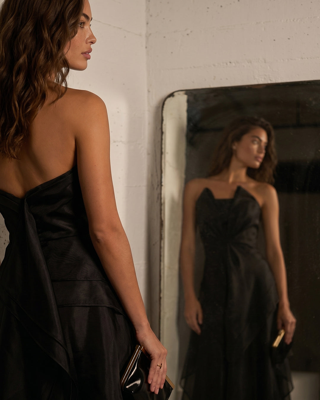NOIR ARCHITECTURAL ORGANZA GOWN